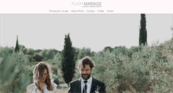 Desktop Screenshot of flash-mariage.com