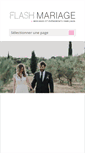 Mobile Screenshot of flash-mariage.com